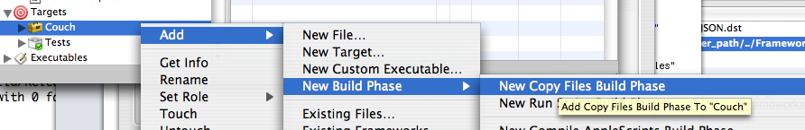 Copy Files Build Phase